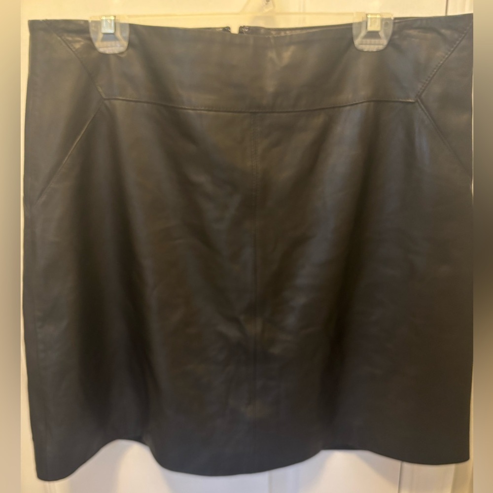 Black Leather Skirt